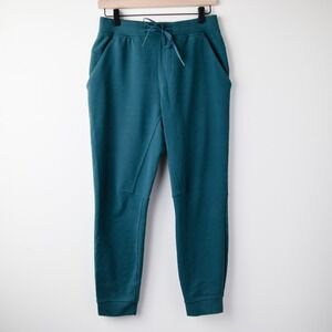 Lululemon City Sweat Jogger Pants Mens Small Blue Teal Terry Athleisure Gym